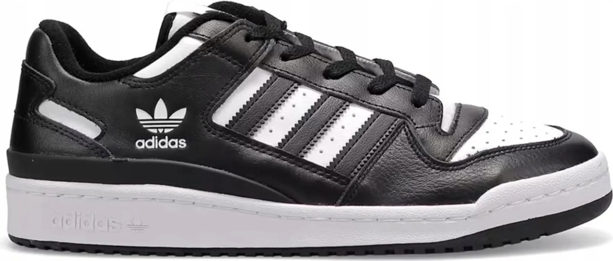 Boty Adidas Forum Low CL HQ1494 Černé Bílé Kožené Vel 45 1/3