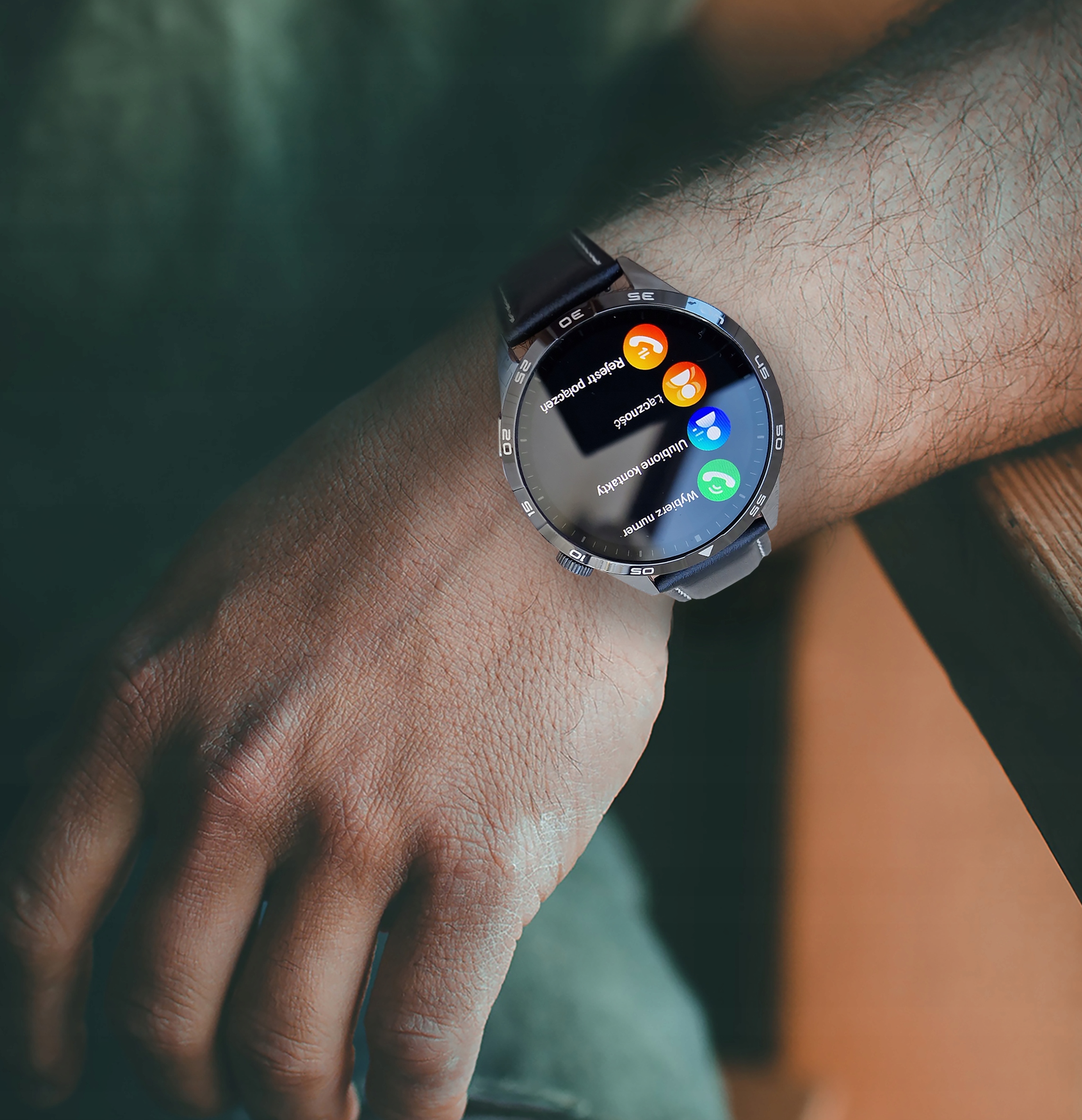 SMARTWATCH MĘSKI Z FUNKCJA ROZMOWY AMOLED WODOODPORNY POMIARY SPORT MENU PL Rodzaj smartwatch