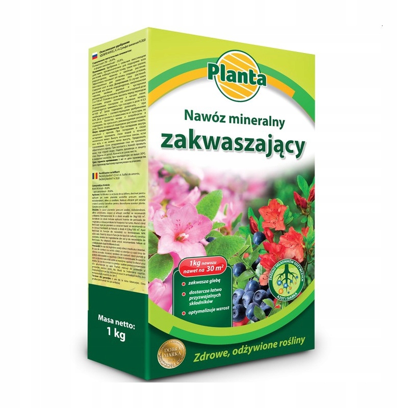 

Nawóz Planta zakwaszający 1kg