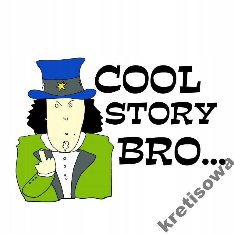 

Męska Koszulka Cool Story Bro Wzory Hit c3a