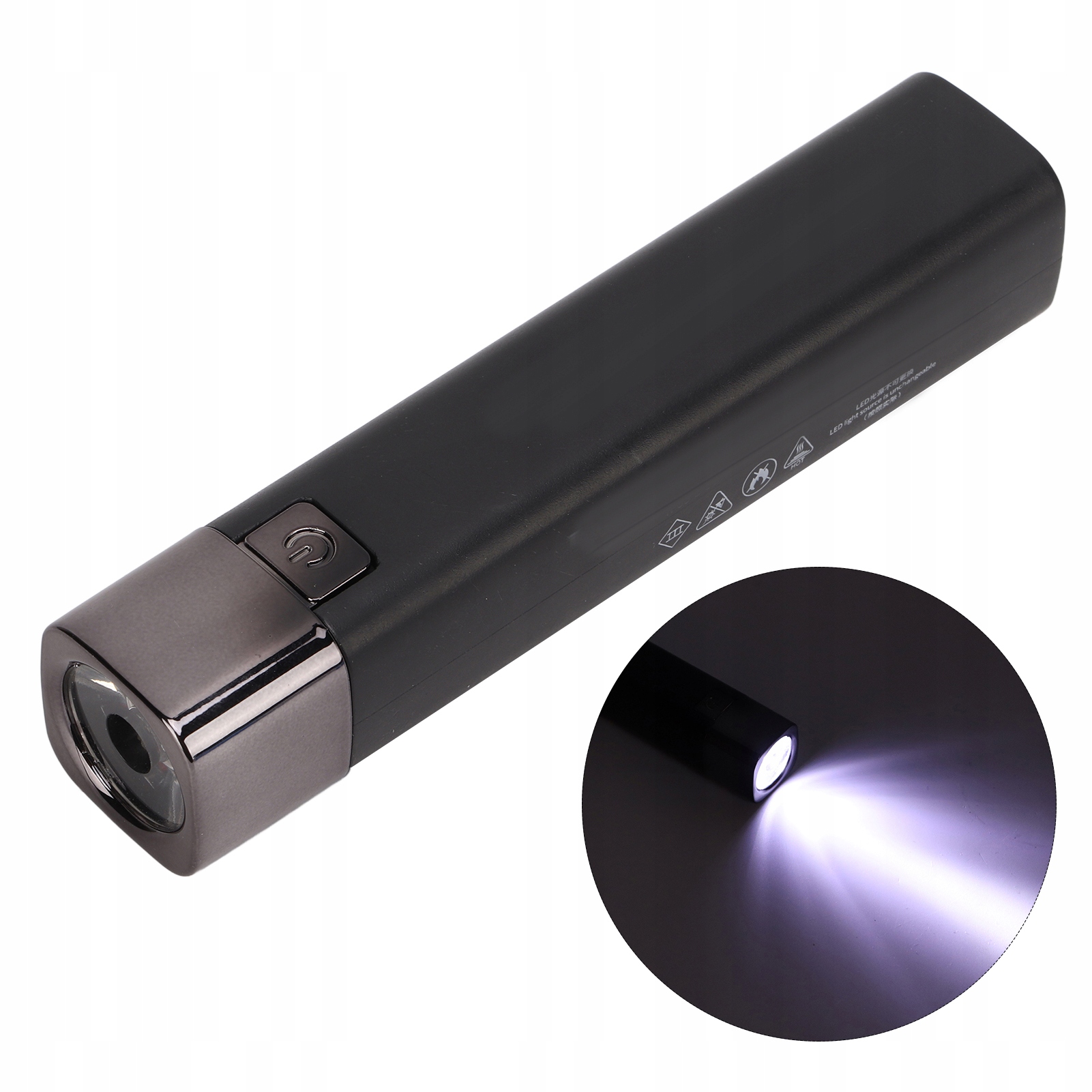 Mini Latarka Led Kieszonkowa Mała Poręczna Ładowalna IP65