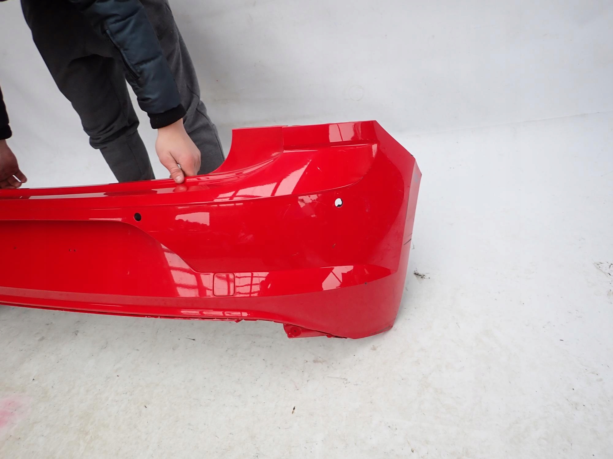 VW POLO VI 6 2G 17-21 bumper rear part rear 4XPDC