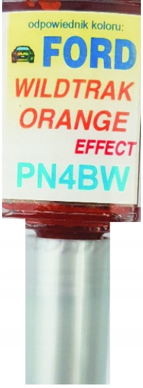 FORD WILDTRAK ORANGE LAKIER SAMOCHODOWY ZAPRAWKA DO RYS 10 ML ARASYSTEM