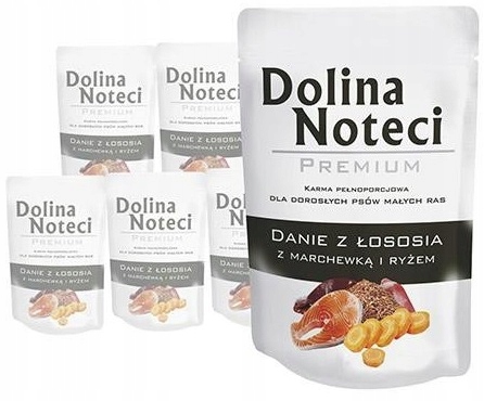 

Dolina Noteci Danie z łososia z marchewką 10x100g