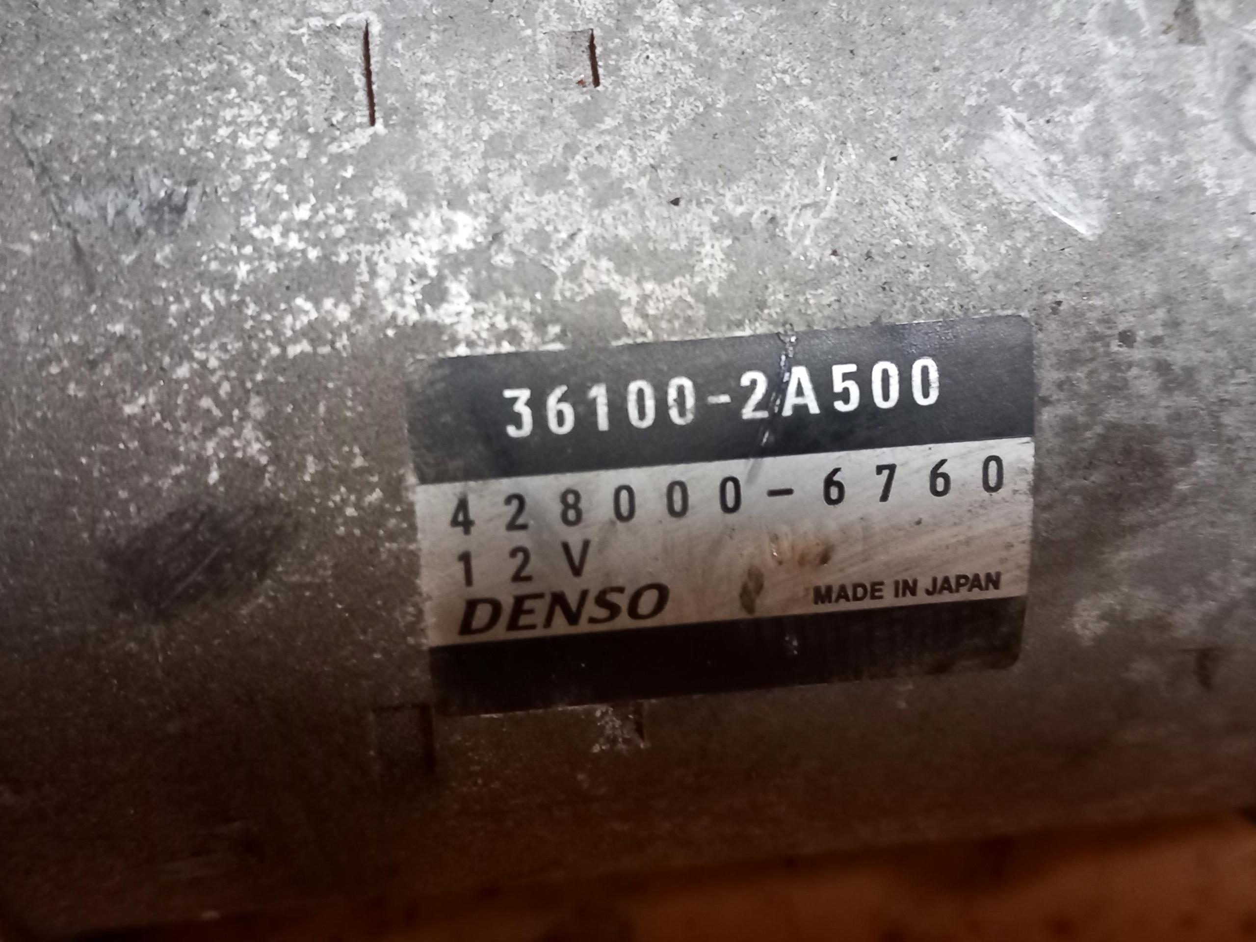 starter KIA VENGA 1.4 CRDi 90KM 36100-2A500 10-15