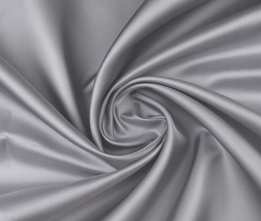 100 bm Šedá Podšívka hladká Podšívka tkaniny Materiál oděvní bundy