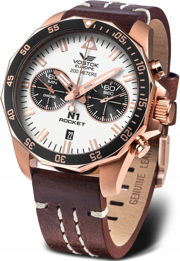 Nové originální hodinky Vostok Europe 6S21-225B619 Rocket N-1 Chrono