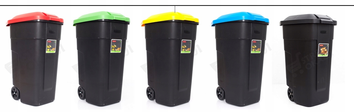 CURVER KLAPA POKRYWA KOSZA SEGREGACJI 110L ŻÓŁTA Marka Curver