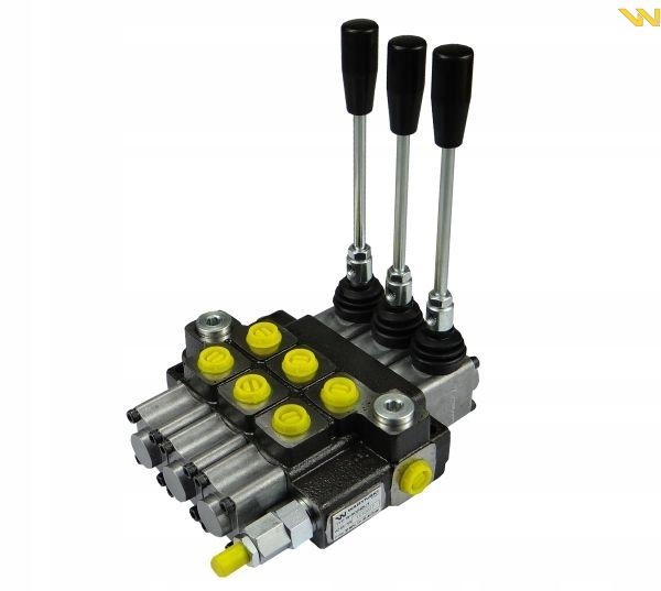 3-sekční hydraulický rozdělovač 40L Waryński