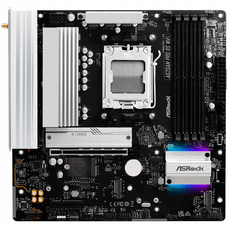 Asrock A620AM Pro Rs Wifi mATX AM5 DDR5