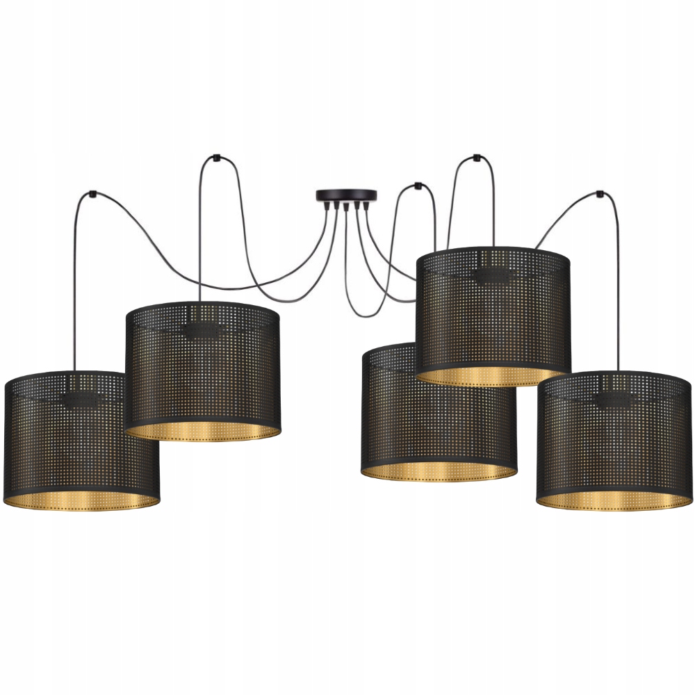 Závesná Lampa S Prelamovaným Lustrom A Otvormi Typu Spider