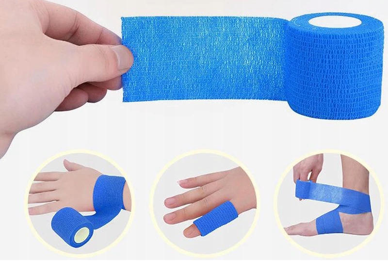 SAMOPRZYLEPNY BANDAŻ ELASTYCZNY SAMOPRZYLEPNY LIFECARE NIEBIESKI 3 SZT. Kod producenta 2145