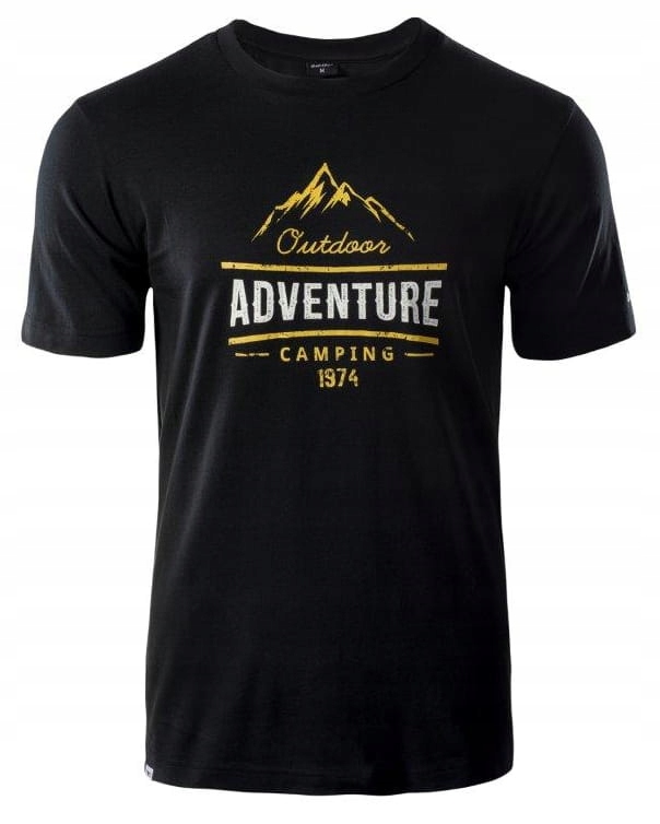 

Hi-tec Koszulka Męska T-shirt Bawełniany Czarny XL