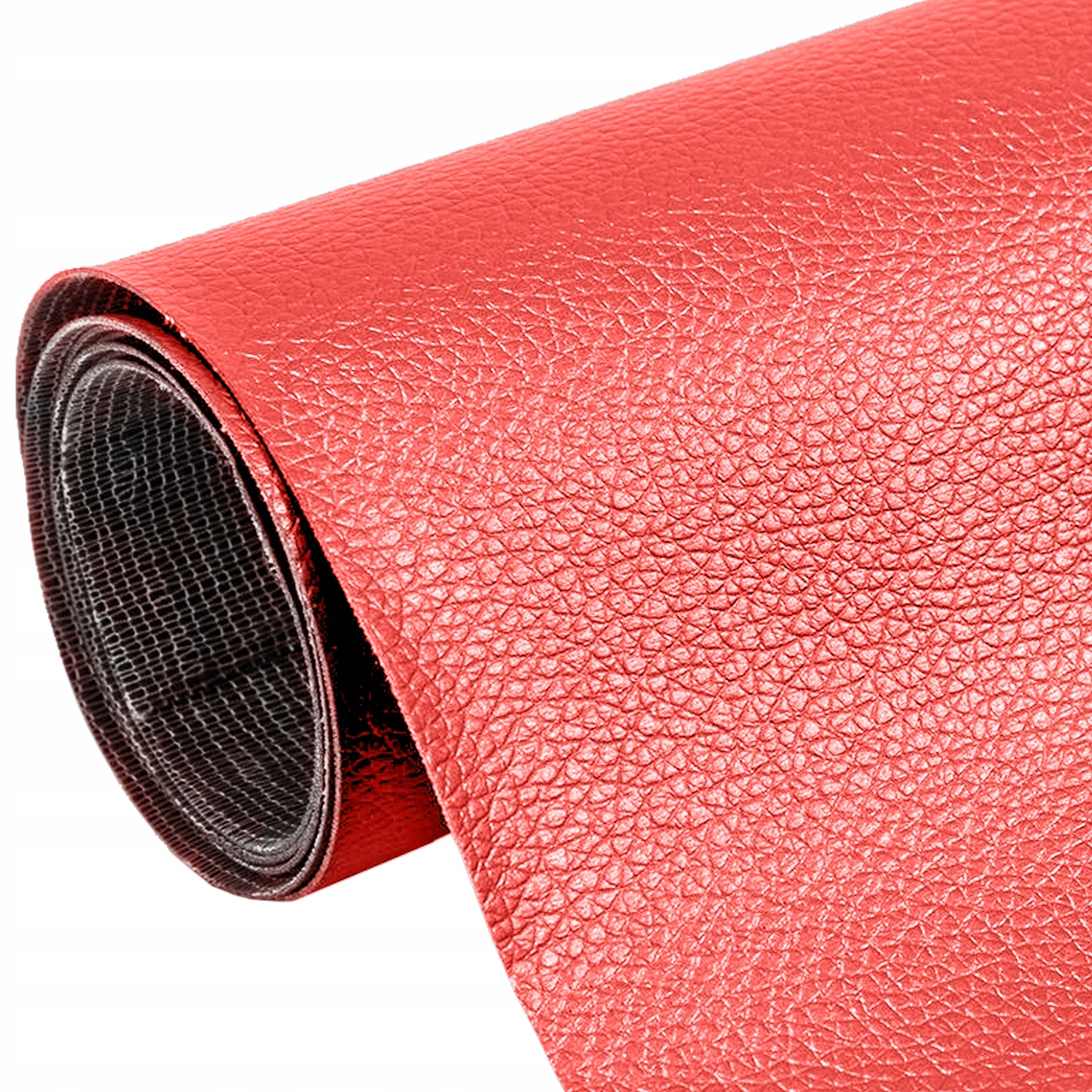 Kůže Samolepicí Eko Kůže Skaj Červená Silné Lepidlo 560g/m2 50x137cm