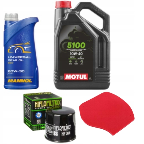Olejový set s vzduchovým filtrom Yamaha Yfm Grizzly 550 700