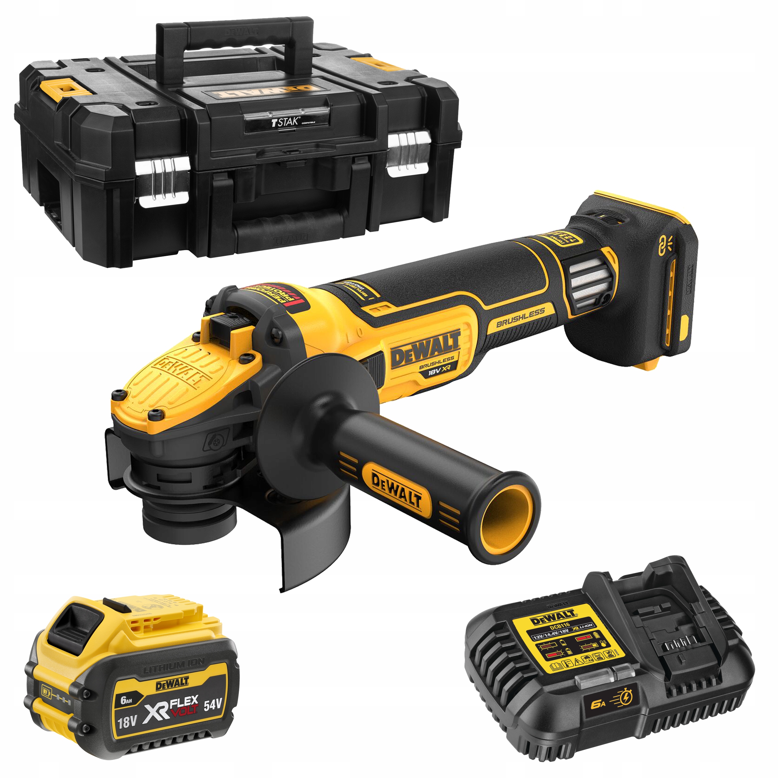 

Dewalt Szlifierka Kątowa 125MM Reg Obr DCG409VST1