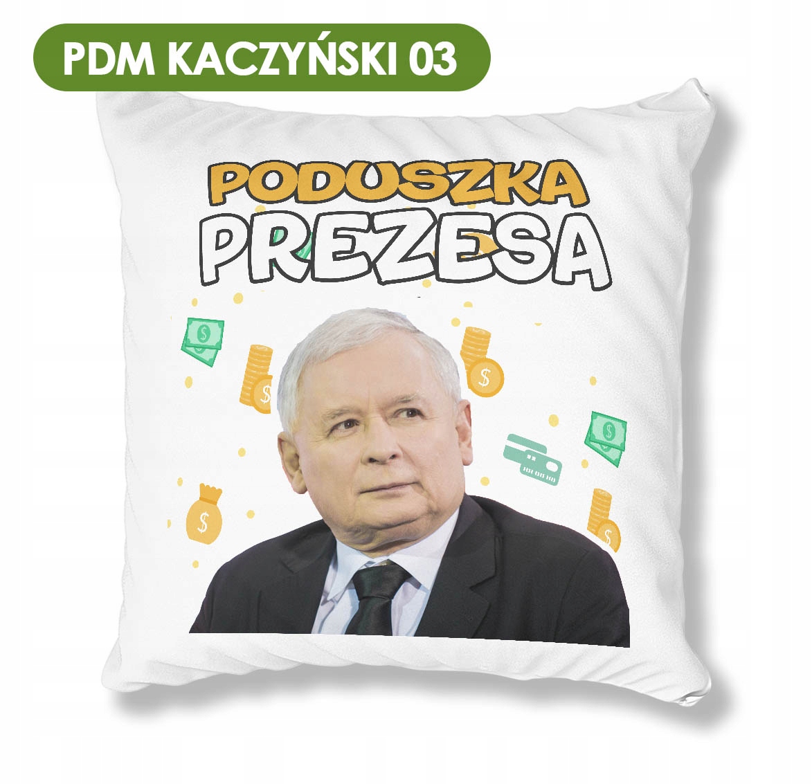 PODUSZKA BIAŁA PDM KACZYŃSKI 02 IDEALNY PREZENT Szerokość produktu 40 cm