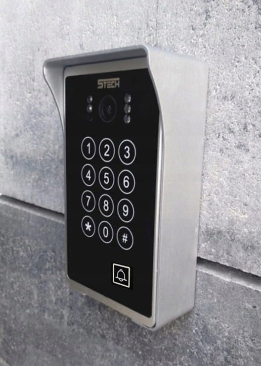 Wideodomofon 5tech VERUS LCD 10" DWIE KAMERY NA KOD i CZYTNIK APLIKACJA Kolor czarny