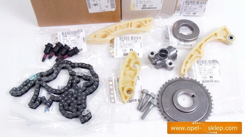 ZESTAW ŁAŃCUCHA ROZRZĄD 2.2 16V 2.0T ASTRA VECTRA