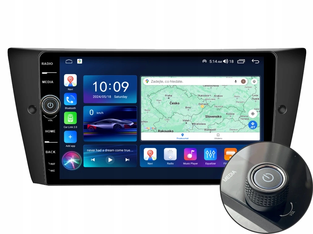 Everest 2DIN autorádio EVE22 Android, Bmw E90 E91 E92 E93