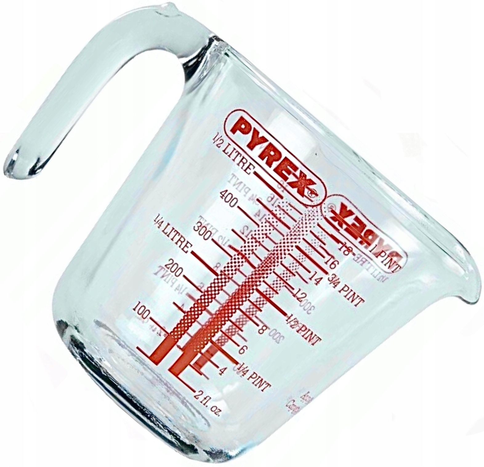 

Dzbanek Z Miarką Pyrex 0,5L Szkło Szklany Miarka