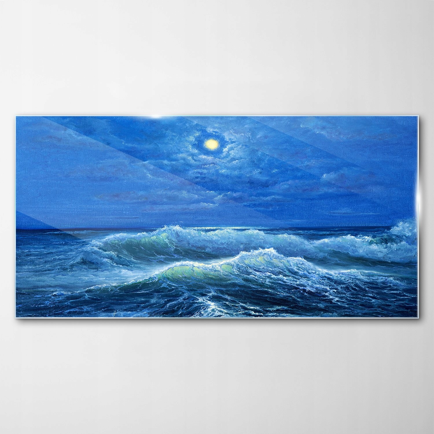 

Obraz Szklany Dekor Ocean Fale Morze Sztuka 140x70