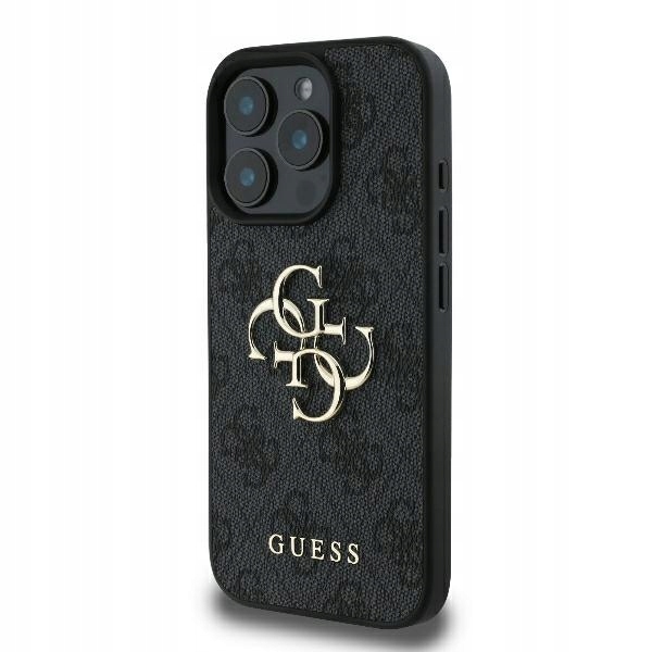 Etui Guess 4G Big Logo na iPhone 16 Pro Max czarne Guess