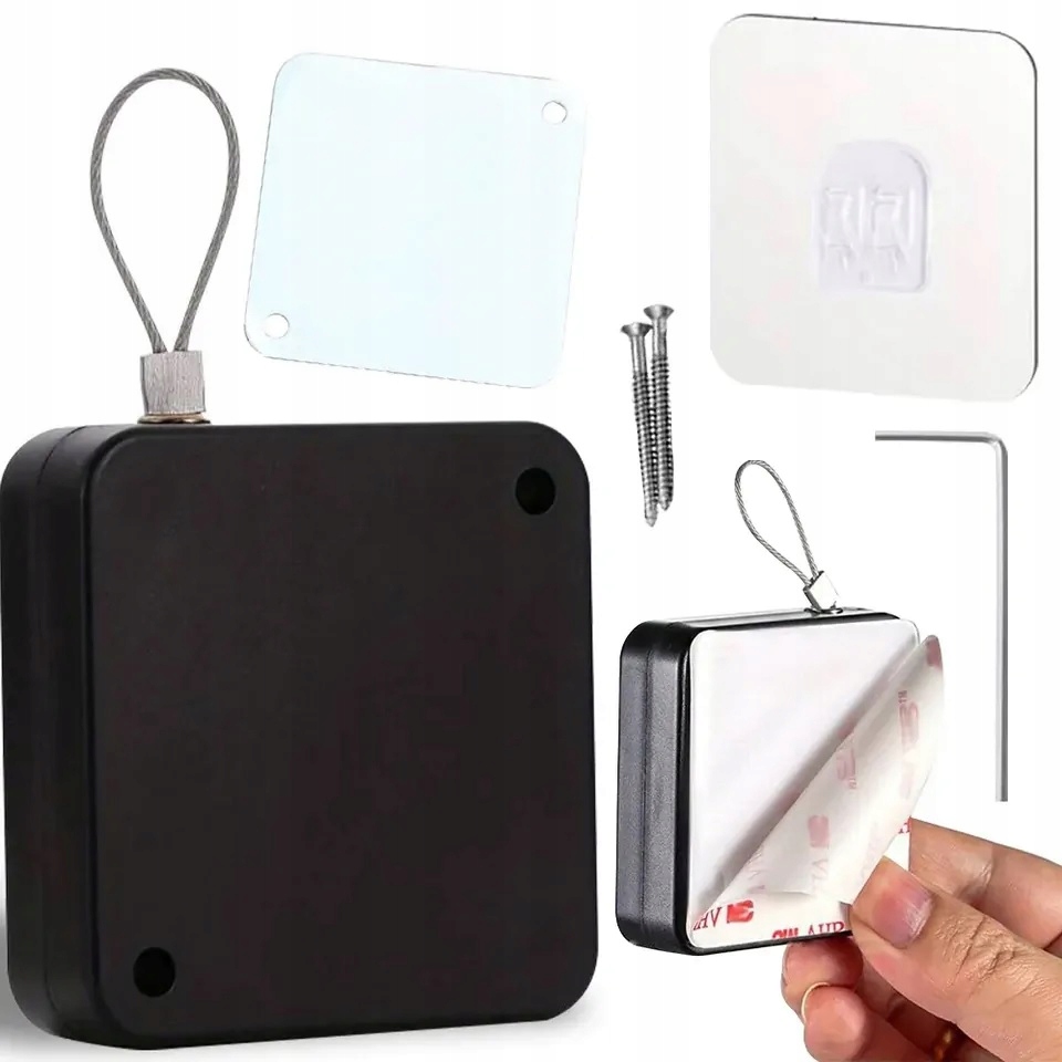 SAMOZAMYKACZ DRZWI ZAMKACZ DRZWIOWY AUTOMATYCZNY SAMOPRZYLEPNY SZYBK MONTAŻ