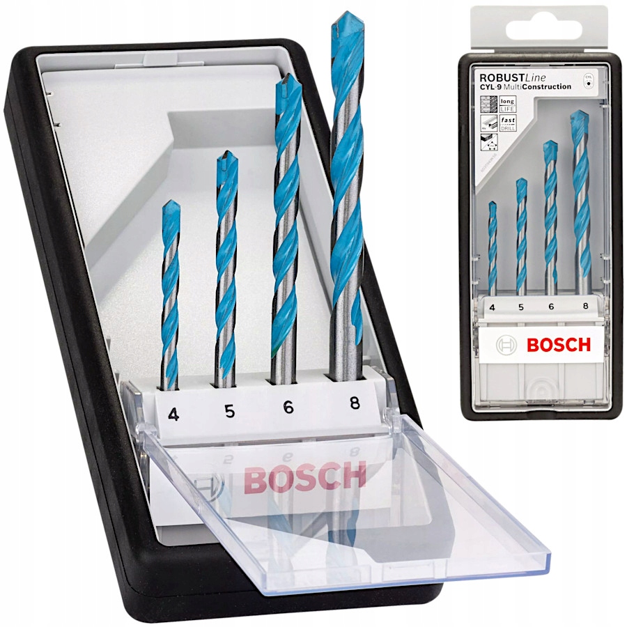 

Bosch zestaw wierteł Multi Construction 4-8mm 4szt