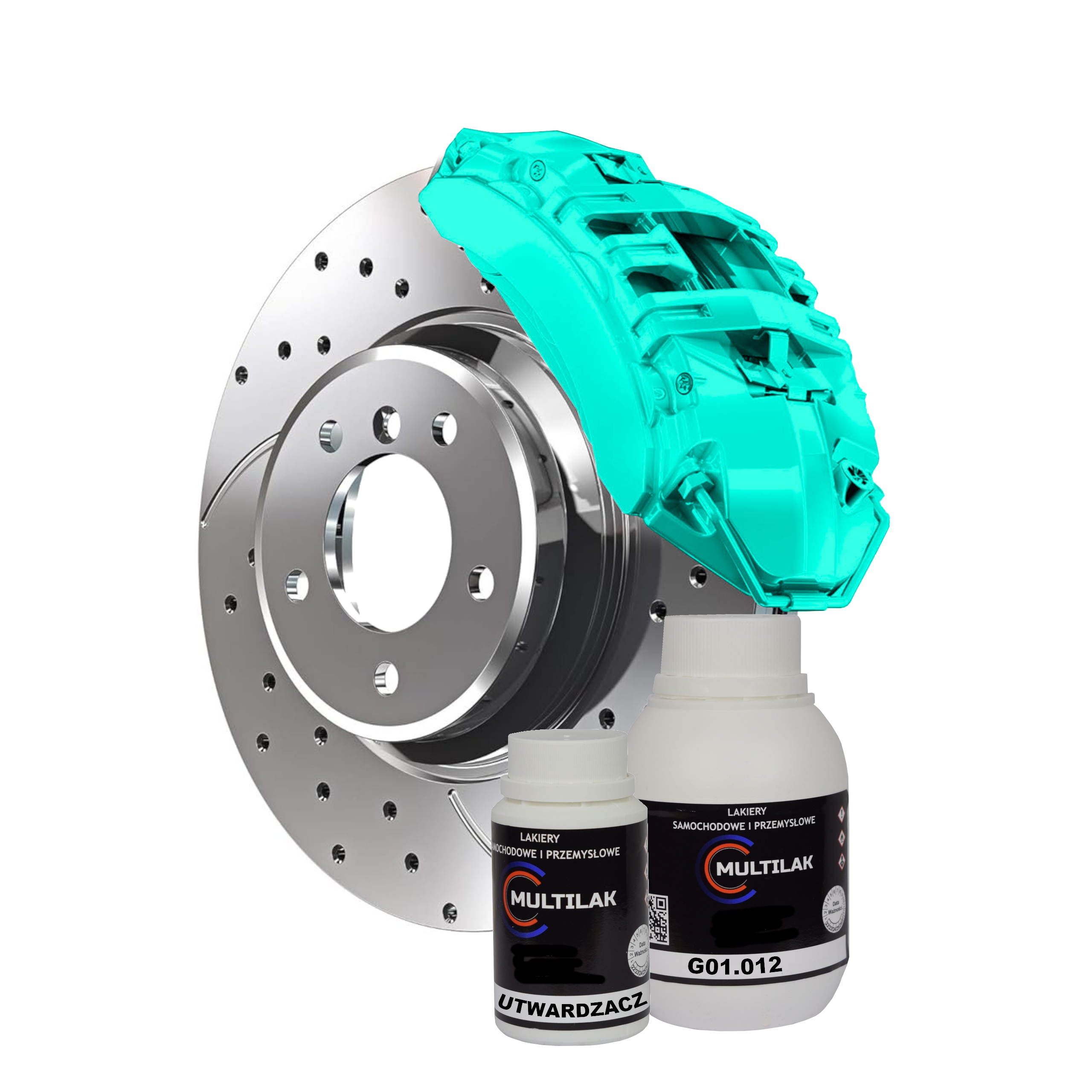 Lakier do zacisków hamulcowych G01.012 Cyan Mat