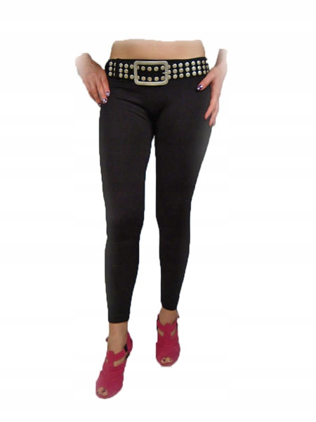 LEGGINSY OCIEPLANE SPODNIE GETRY RURKI XS S M L XL Długość nogawki od kroku 0 cm