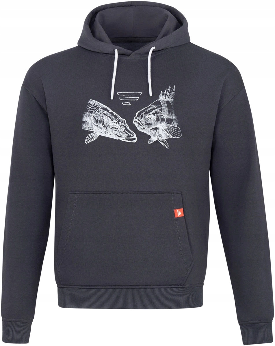 Bluza z kapturem Favorite Fish dialog dark grey rozmiar XL