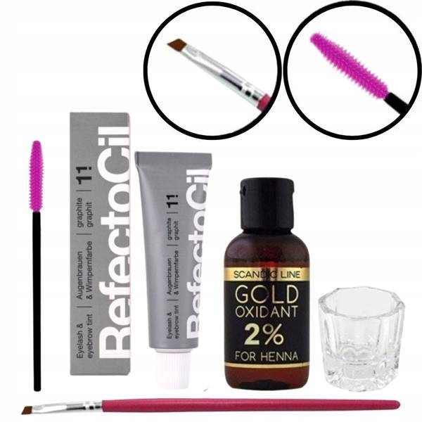 

Zestaw Henna Refectocil 1.1 oxidant Kieliszek