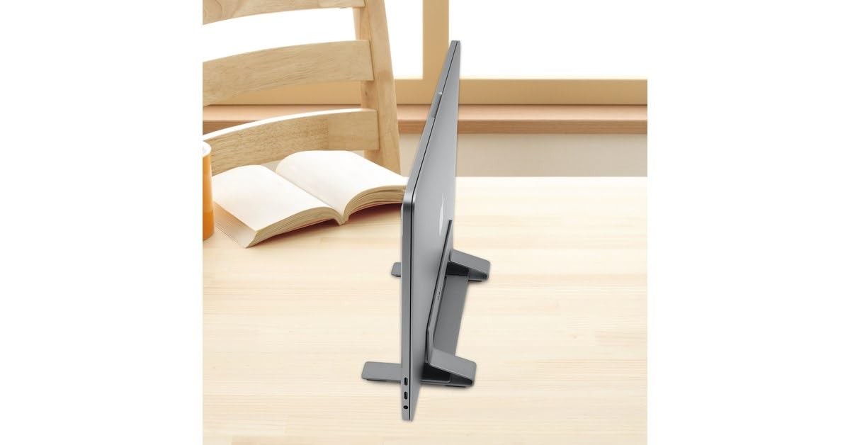 MACALLY STOJAK NA LAPTOP MACBOOK MACBOOK AIR PRO 16-30MM SPACE GREY — miniatura 8