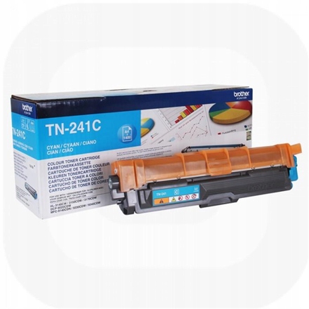 Toner do tiskárny Brother TN-241C Cyan tonerová kazeta s výtěžností 1400