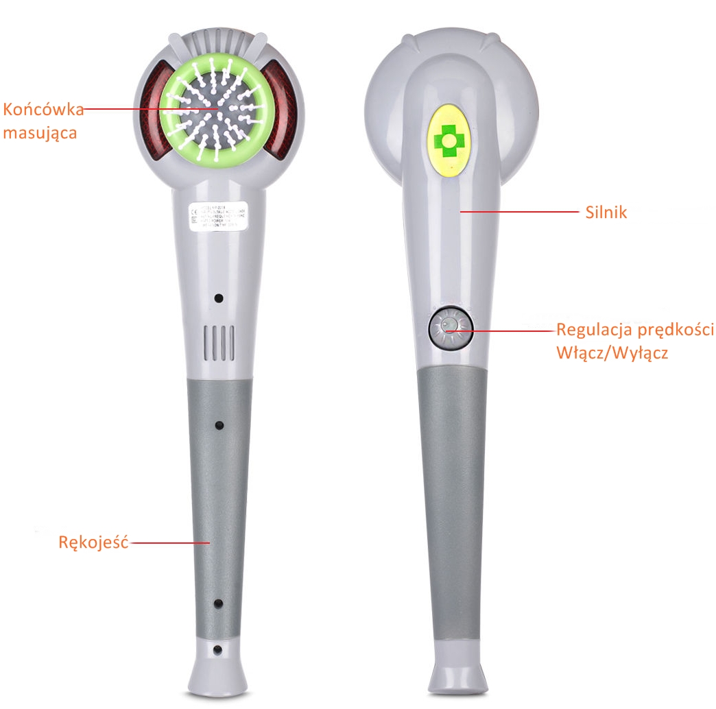 Masażer do masażu ciała stóp na ból cellulit Stan opakowania oryginalne