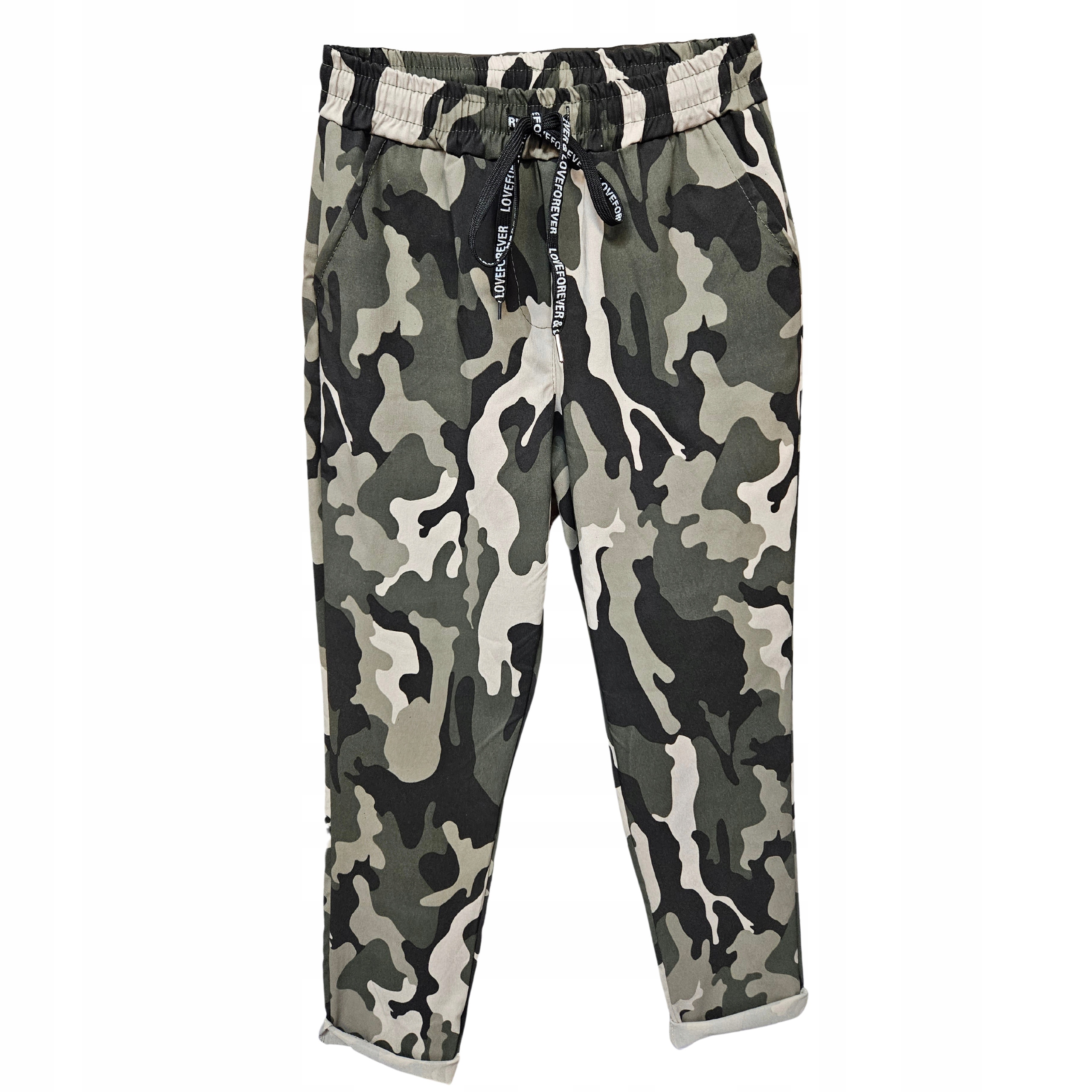 SPODNIE DAMSKIE RURKI CYGARETKI KLASYCZNE MODNE WYGODNE ELASTYCZNE KOL 36 S Długość nogawki 7/8