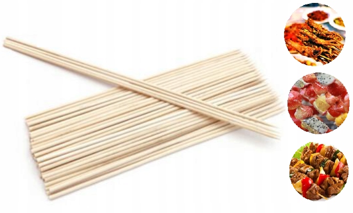 

Patyczki Do Szaszłyków Grilla Szpilki 50 Sztuk