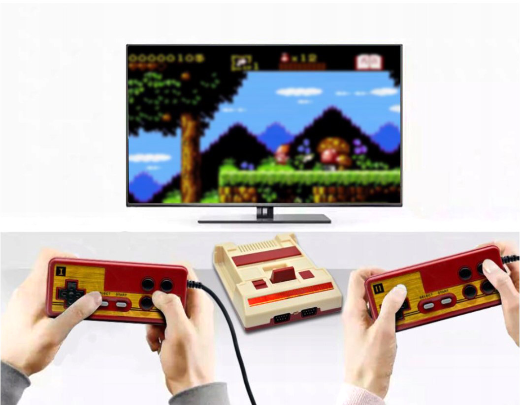 Retro Televizní Konzole, Televizní Hra, 2 Pady 632 Hry, Kardridž