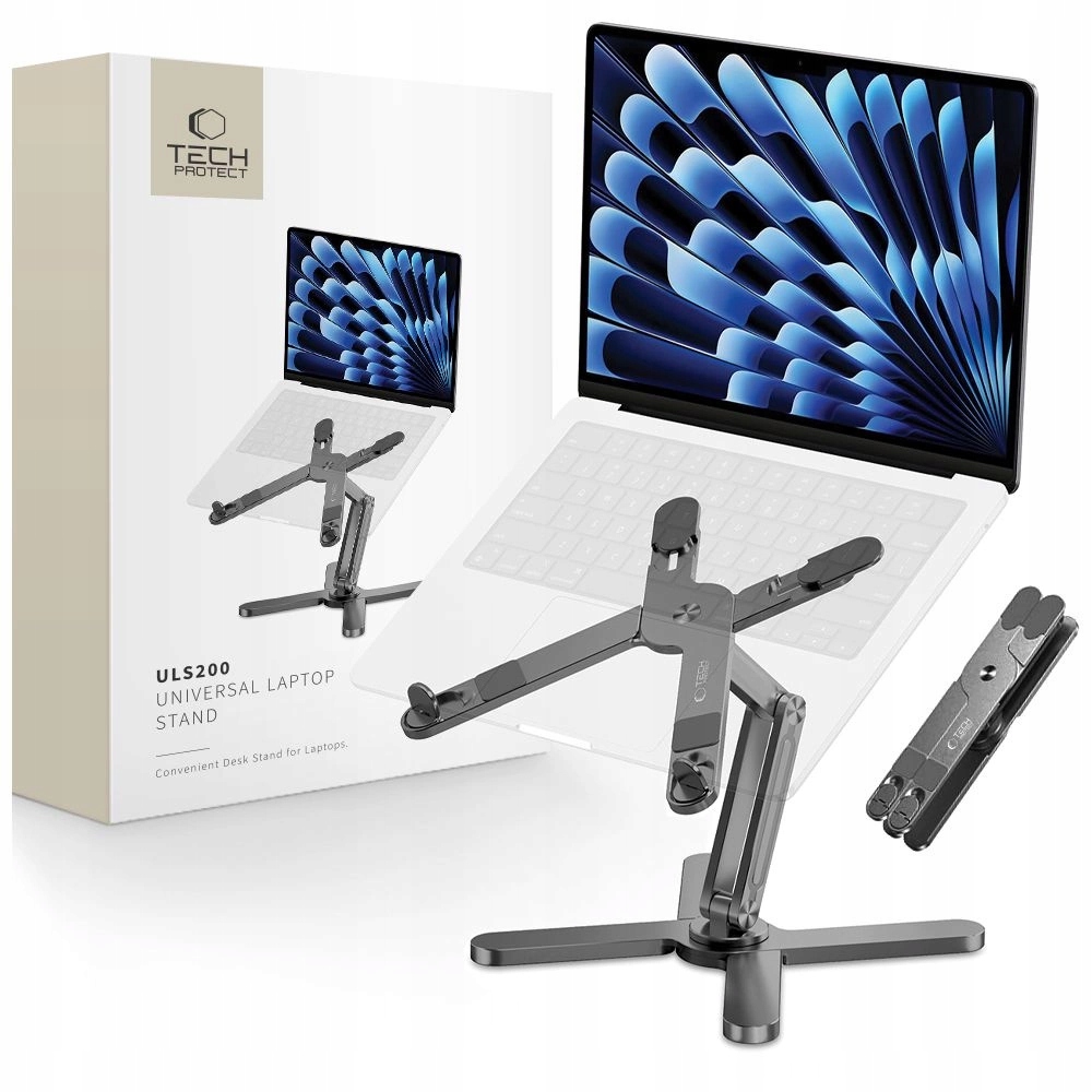 Stojanový stojanový stojan Tech-Protect ULS200 pre notebooky do 16" sivý
