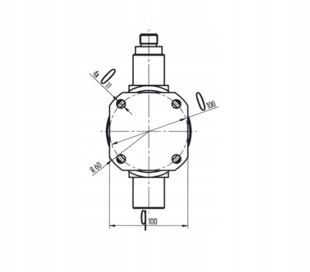 siłownik wywrotu przyczepy do busa Producent części inny