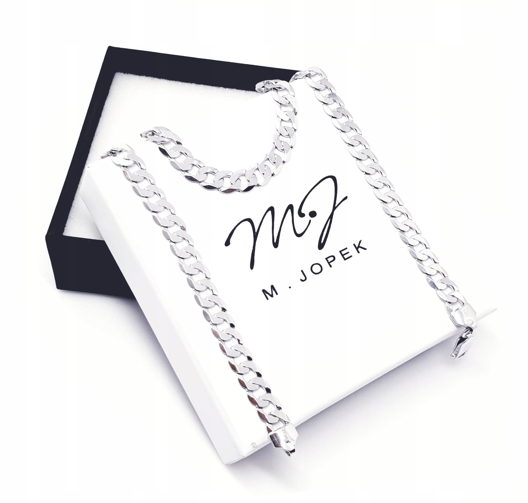 

Rodowany Srebrny Łańcuszek Pancerka 10mm/65cm