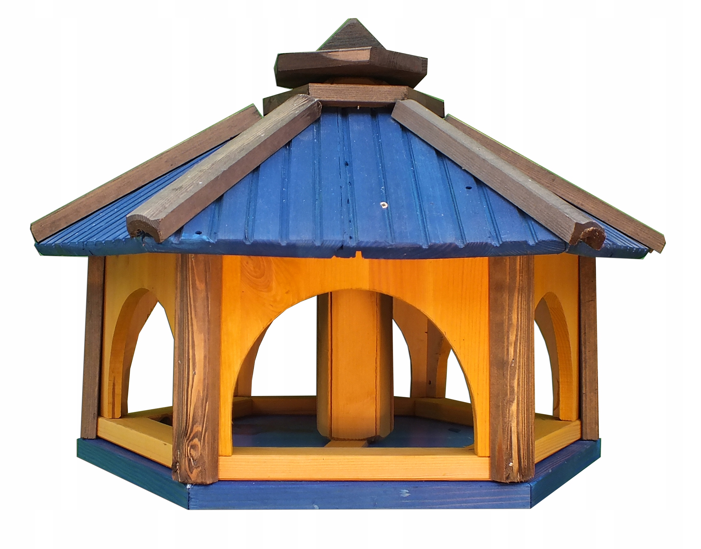 Krmítko pro ptáky dřevo s náplní Krmítka KW60