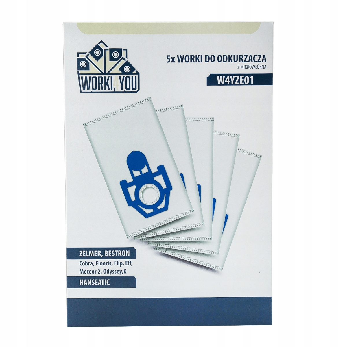 

5x Worki do odkurzacza Zelmer Odyssey 49.4000