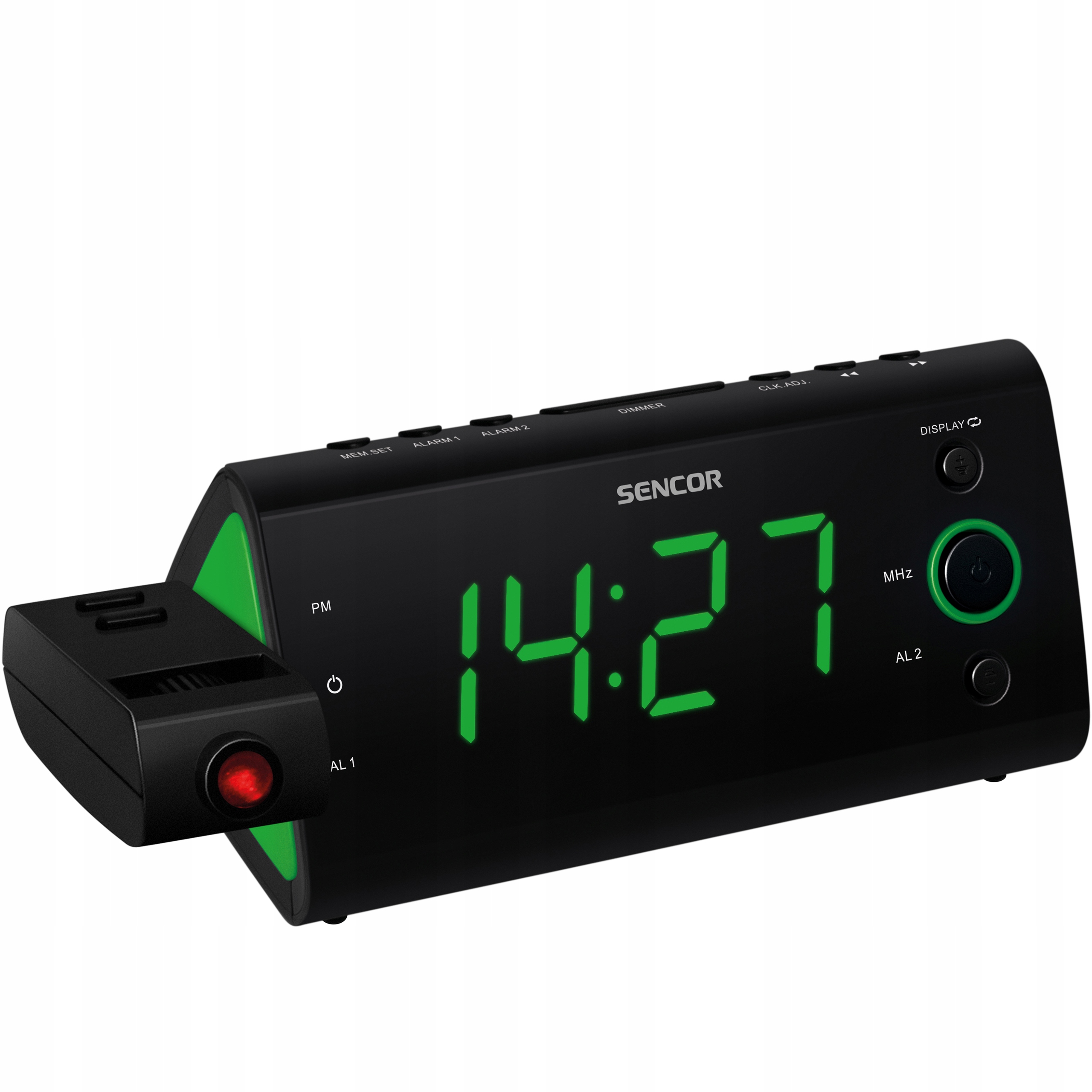 Radiobudzik z Projektorem Czasu Sencor Src 330 Gn