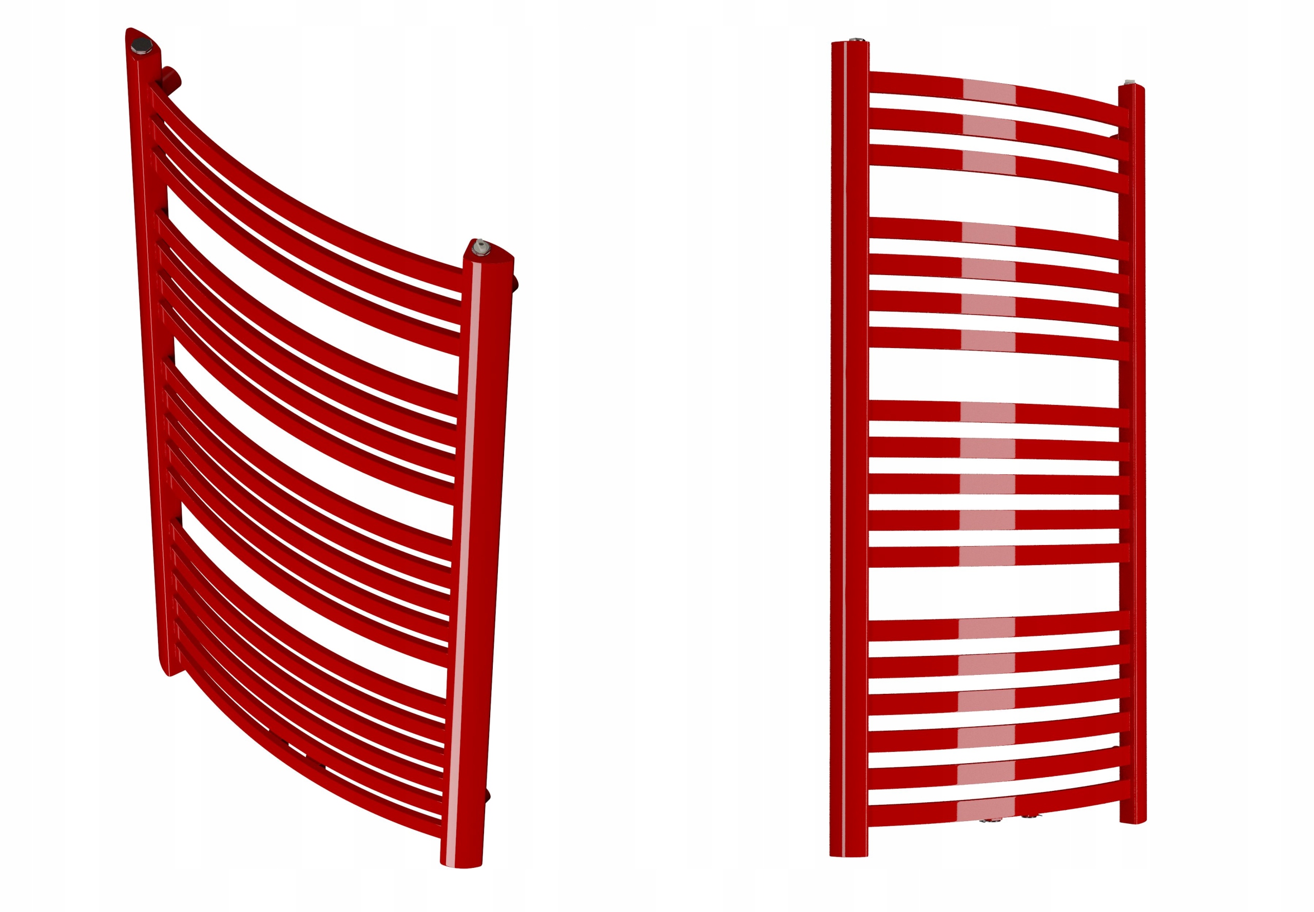 Koupelnový Radiátor Mei-m 750/570 Červený