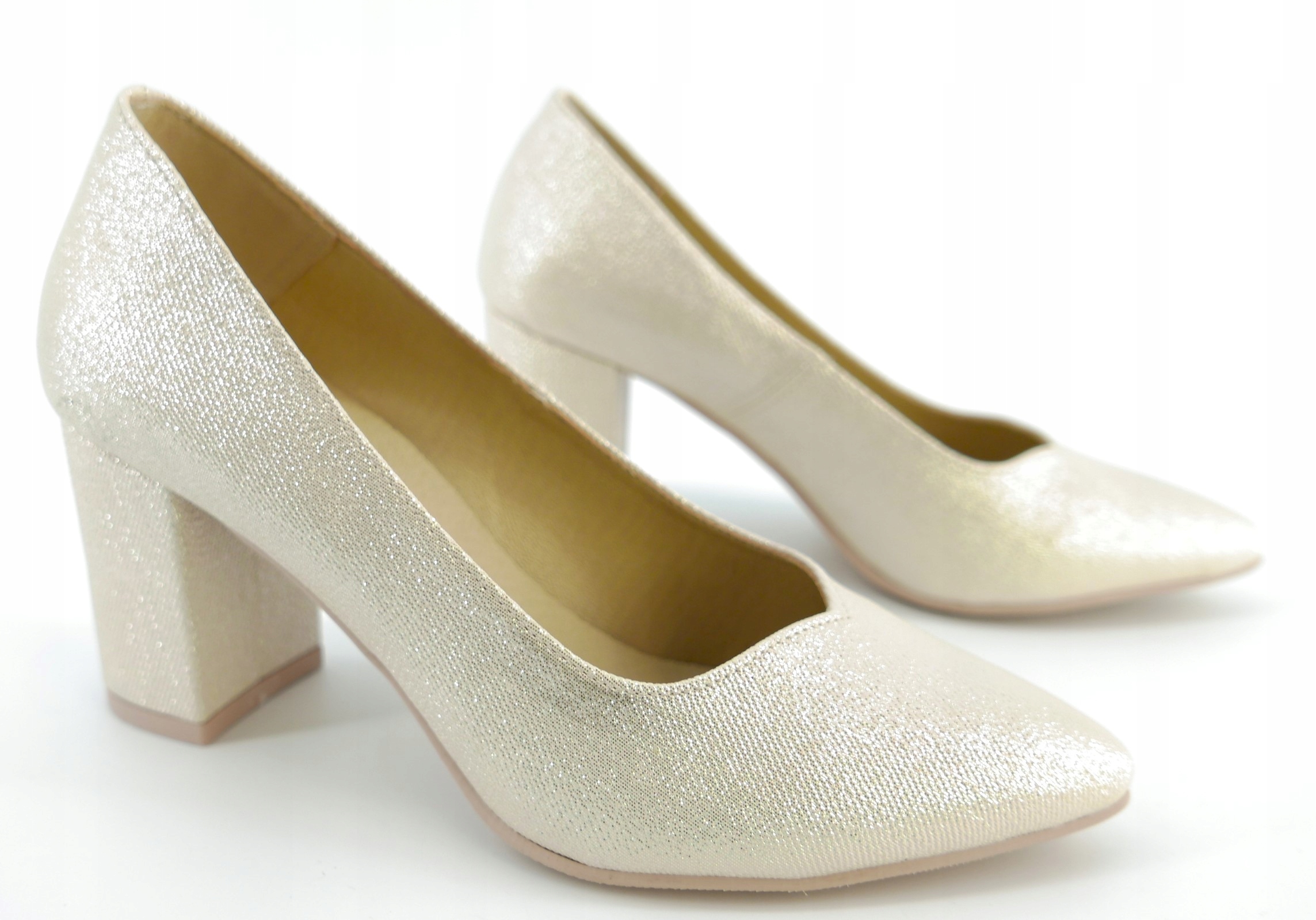 KRZYŚ BUT POLSKIE CZÓŁENKA DAMSKIE ZŁOTE R40 Marka inna