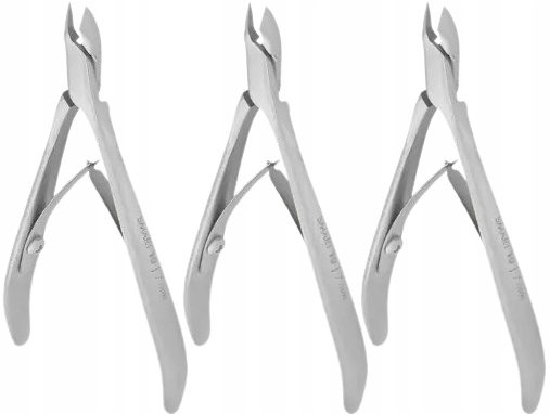 3 kusy Profesionální kleště na kůži Smart 10 7 mm Staleks Nekorodují
