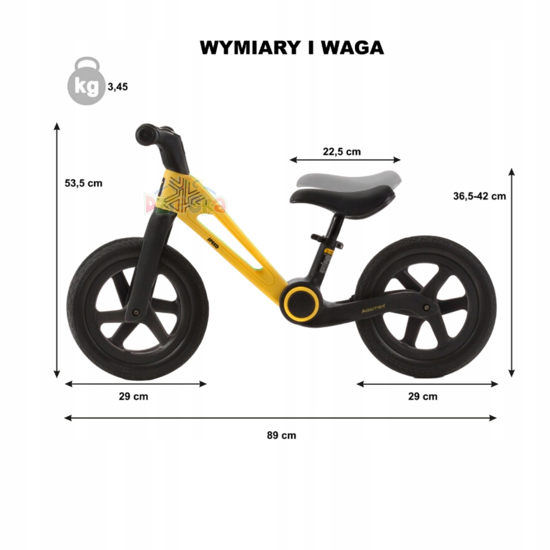Adamex Rowerek Speed M8 Yellow
