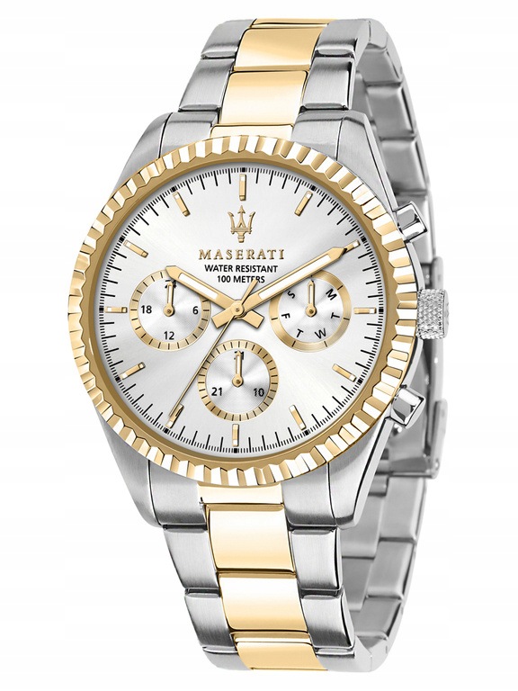 Pánské Hodinky Maserati R8853100021 Datumovka 100 M Quartz Na Den Chlapců